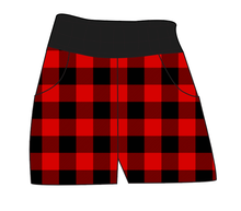 Load image into Gallery viewer, Buffalo Plaid Ladies&#39; Joggers and Jogger Shorts