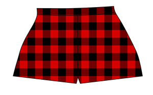 Buffalo Plaid Ladies' Lounge Shorts