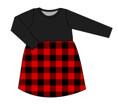 Buffalo Plaid Play Dress