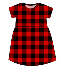 Buffalo Plaid Play Dress