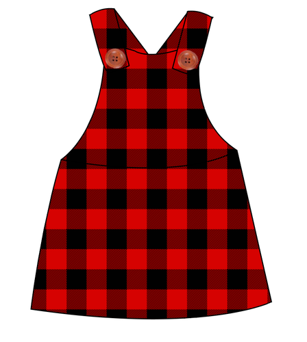 Buffalo Plaid Skirt-Alls