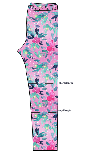 Cupcake Greenery Basic Leggings