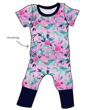 Load image into Gallery viewer, Cupcake Greenery Grow With Me Pants And Shorts Romper
