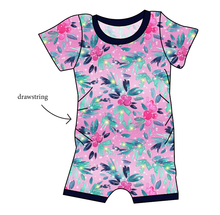 Load image into Gallery viewer, Cupcake Greenery Grow With Me Pants And Shorts Romper