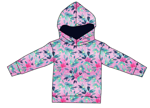 Cupcake Greenery Ladies Oversized Hoodie