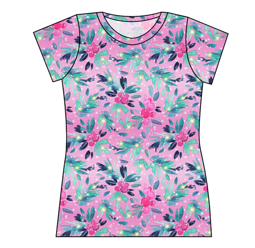 Cupcake Greenery Ladies' Basic Tee
