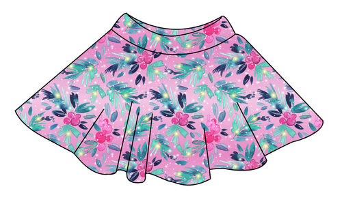 Cupcake Greenery Ladies' Circle Skirt