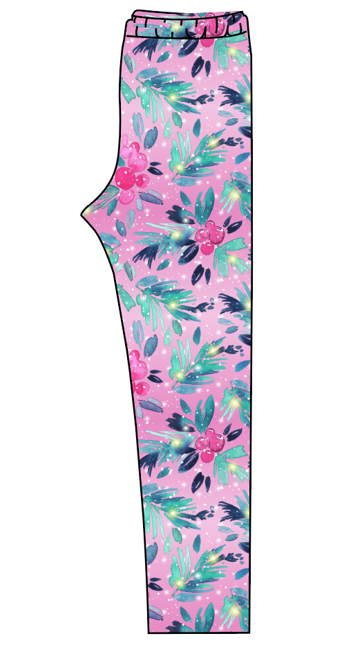 Cupcake Greenery Ladies' Lounge Leggings