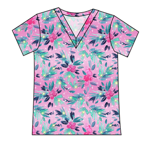 Cupcake Greenery Ladies' Slouchy V-Neck Tee