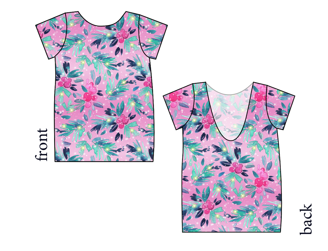 Cupcake Greenery Low Back Ballerina Tee