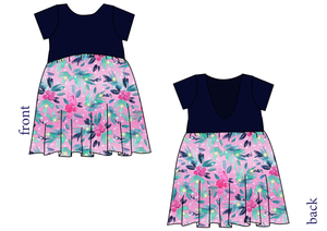 Cupcake Greenery Low Back Dress
