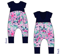Load image into Gallery viewer, Cupcake Greenery Low Back Romper and Bubble Romper