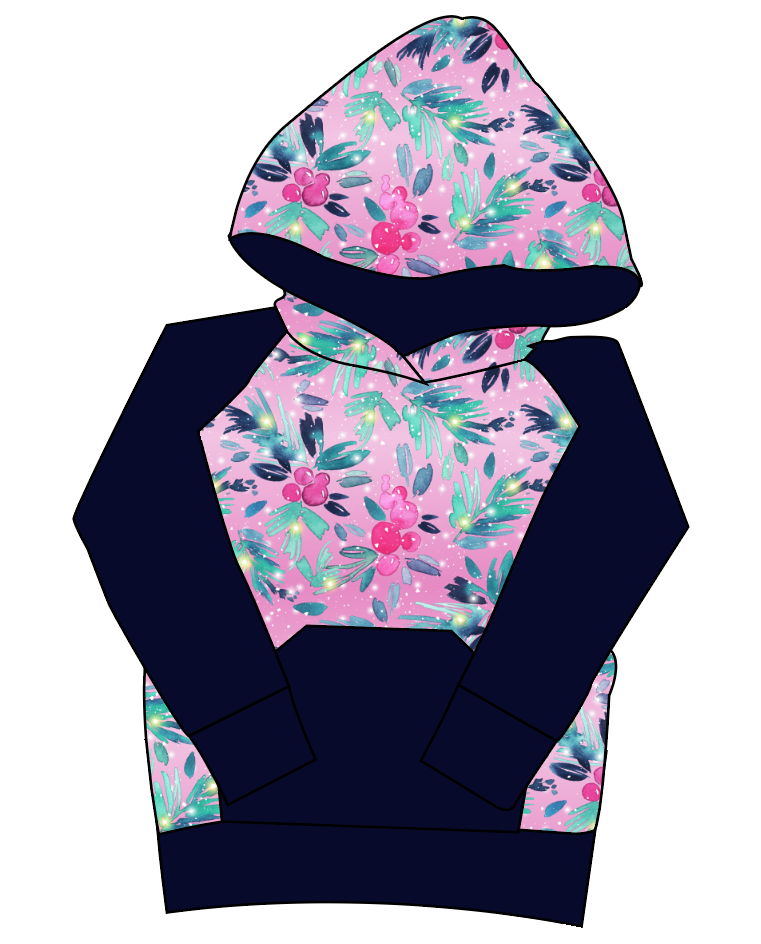 Cupcake Greenery Mens' Hoodie