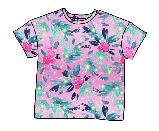 Cupcake Greenery Oversized Tee