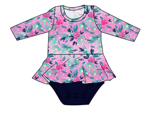 Cupcake Greenery Peplum Top