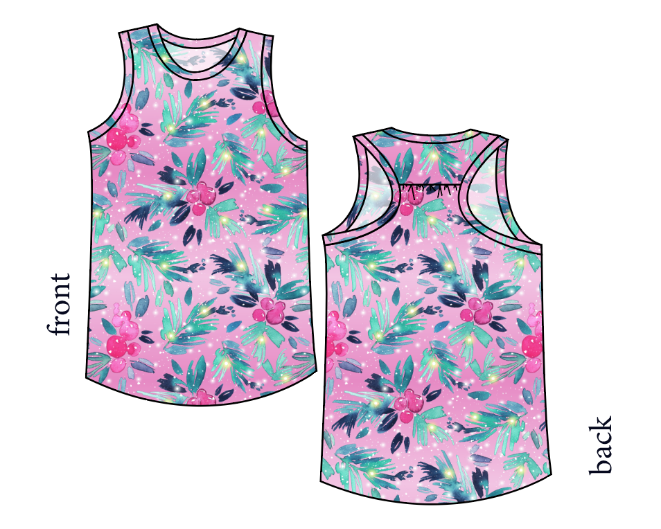 Cupcake Greenery Summer Tank
