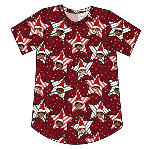 Elf Stars Ladies' Relaxed Tee