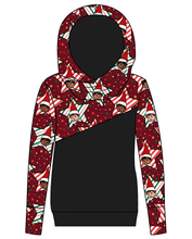 Load image into Gallery viewer, Elf Stars Ladies Hoodie