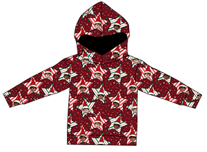 Elf Stars Ladies Oversized Hoodie