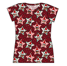Load image into Gallery viewer, Elf Stars Ladies&#39; Basic Tee