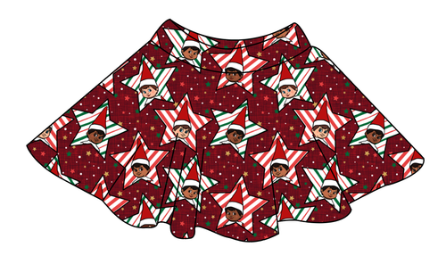 Elf Stars Ladies' Circle Skirt