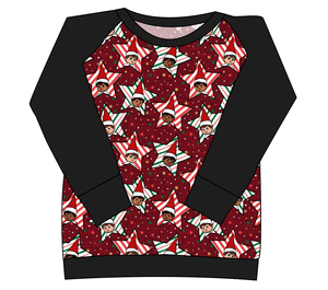 Elf Stars Ladies' Classic Crewneck