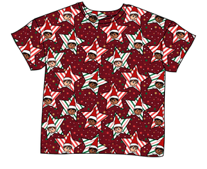 Elf Stars Ladies' Oversized Tee