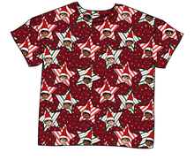Load image into Gallery viewer, Elf Stars Ladies' Oversized Tee
