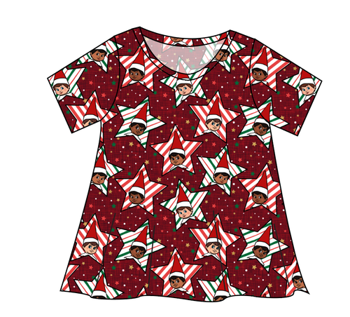 Elf Stars Ladies' Swing Tee
