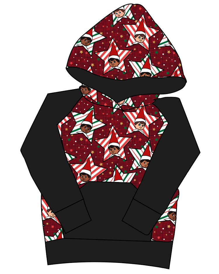 Elf Stars Mens' Hoodie