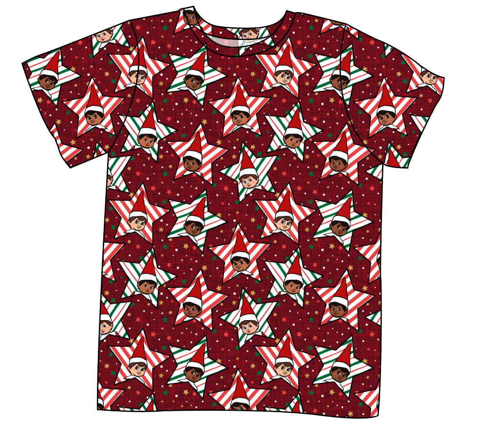 Elf Stars Mens' Tee