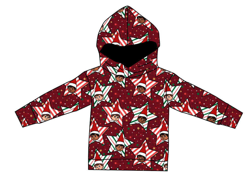Elf Stars Oversized Hoodie