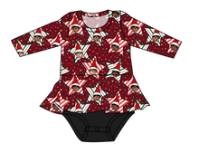 Load image into Gallery viewer, Elf Stars Peplum Top