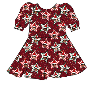 Elf Stars Prairie Dress