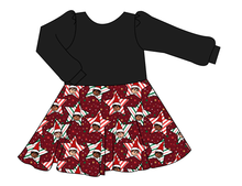 Load image into Gallery viewer, Elf Stars Prairie Dress