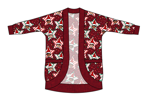 Elf Stars Ladies' Cocoon Cardigan
