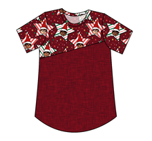 Load image into Gallery viewer, Elf Stars Ladies' Relaxed Tee