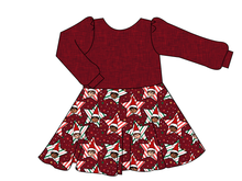 Load image into Gallery viewer, Elf Stars Prairie Dress