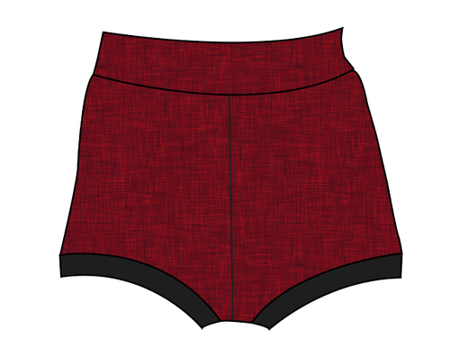Crimson Linen Bummies