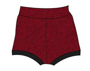 Crimson Linen Bummies