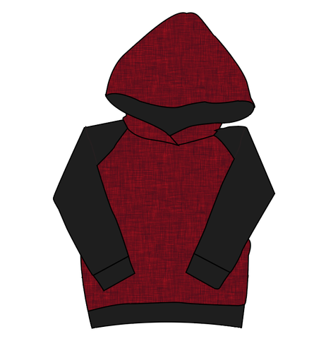Crimson Linen Classic Hoodie (or Crewneck)