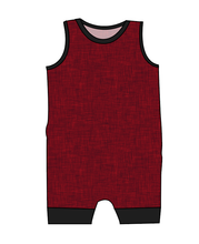 Load image into Gallery viewer, Crimson Linen Emmett Pants And Shorts T-Shirt Romper
