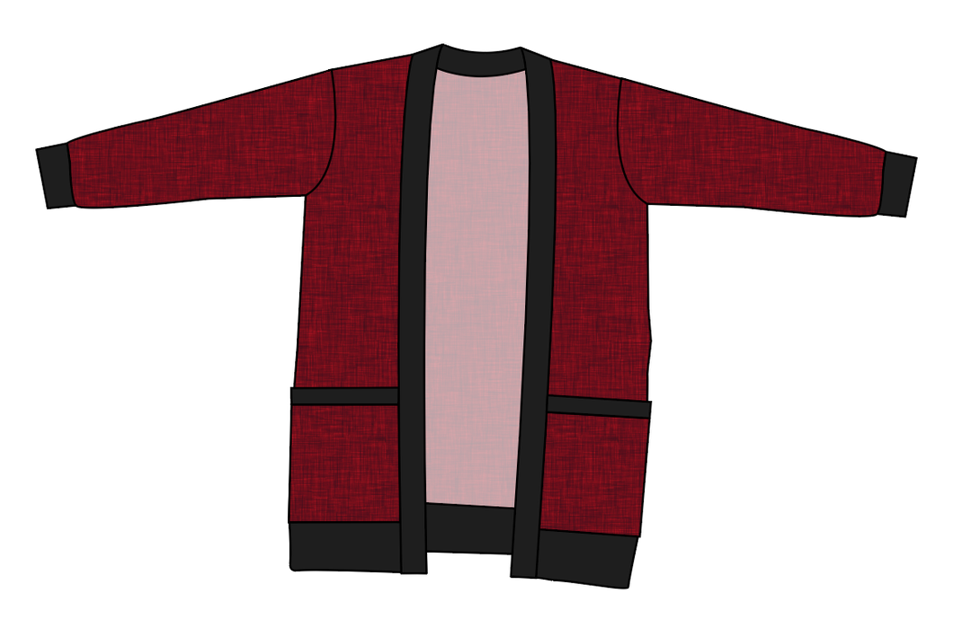 Crimson Linen Kids Grandpa Cardigan