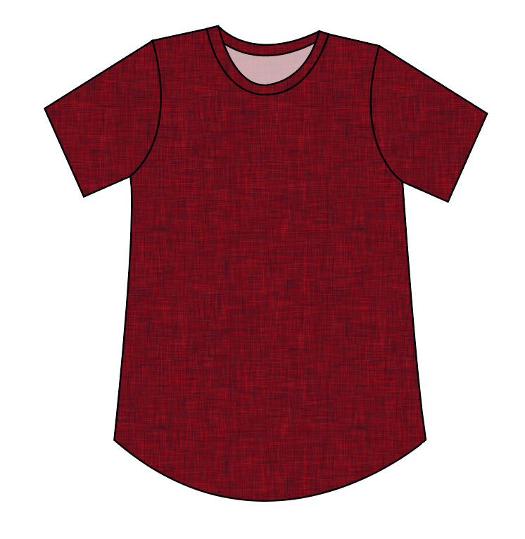 Crimson Linen Ladies' Relaxed Tee