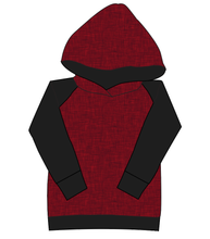 Load image into Gallery viewer, Crimson Linen Ladies Hoodie