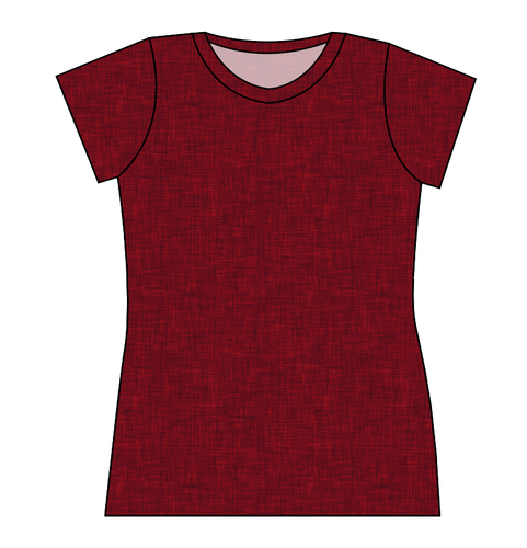 Crimson Linen Ladies' Basic Tee
