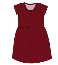 Load image into Gallery viewer, Crimson Linen Ladies&#39; Play Dress