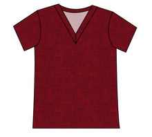 Load image into Gallery viewer, Crimson Linen Ladies&#39; Slouchy V-Neck Tee