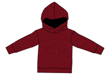 Load image into Gallery viewer, Crimson Linen Oversized Hoodie