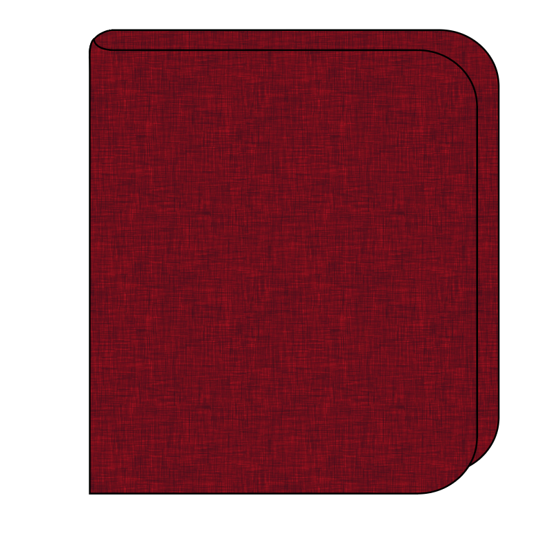 Crimson Linen Swaddle Blanket